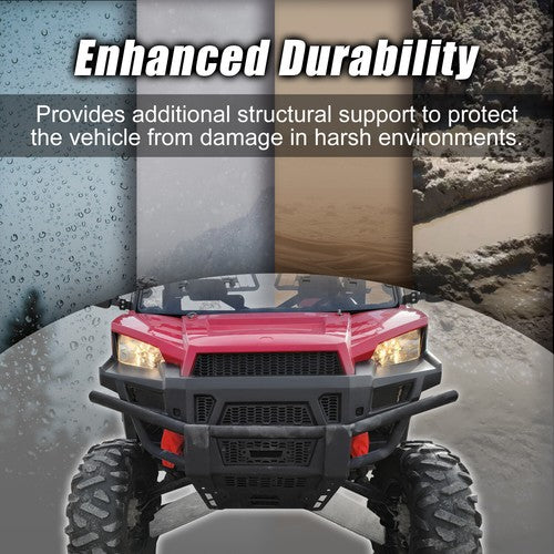 DURAFORCE For Polaris Ranger XP 900 / 1000 13-19 Front & Rear A-ARM Guards Skid Plate