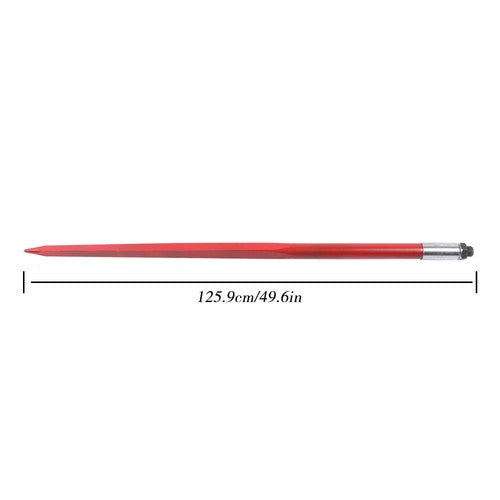 DURAFORCE For Skid Steer Tractor Lift More 49" Hay Bale Spear 4500lb Capacity Quick Attach
