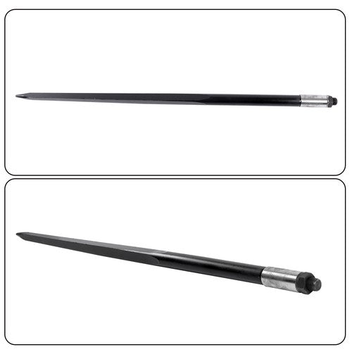 DURAFORCE 1PCS For Tractor 49" Square Hay Spike Bale Spear Wide Tine Spike Skid Conus