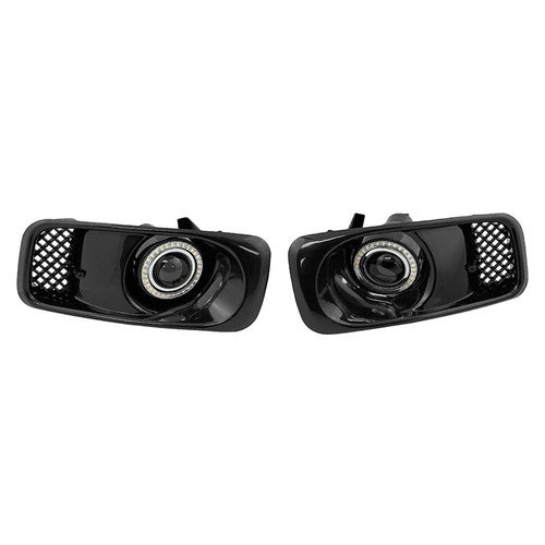 DURAFORCE Front Grille LED Double Colour Fog Lights Lamps for Honda Civic 1999-2000 JDM