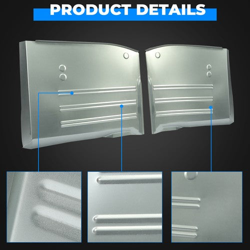 Pair Front Floor Pans Steel for Chevy Chevrolet 1955 1956 1957