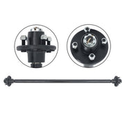DURAFORCE (with U-Bolt Kit) Trailer Axle 4 lug-4" Idler 58" Hub Face Fit For 2000lbs