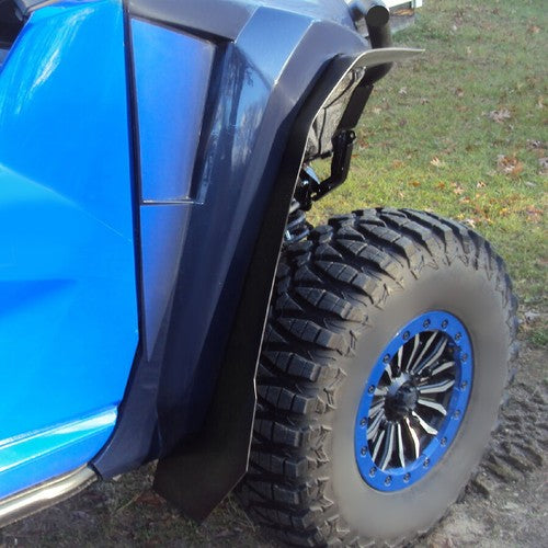 Full Set of 6 Fender Flares Mud Guards for 21-24 Yamaha Wolverine RMAX2 1000