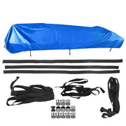 DURAFORCE 21-24FT Heavy Duty Trailerable Pontoon Boat Cover Beam Width Up to 102" Blue