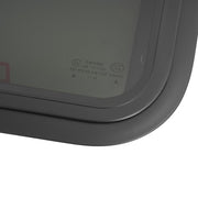 DURAFORCE 30"×20" Emergency Exit Push-Out Glass Window for RV Camper Window w/ Trim&Screen
