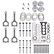 DURAFORCE Engine Rebuild & Connecting Rod & Piston Kit for Hyundai Veloster Kia Rio Soul