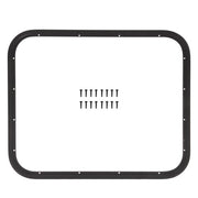 DURAFORCE 24" W X 20" H Horizontal Slide RV Exit Window W/Trim Ring For RV Cargo Trailer