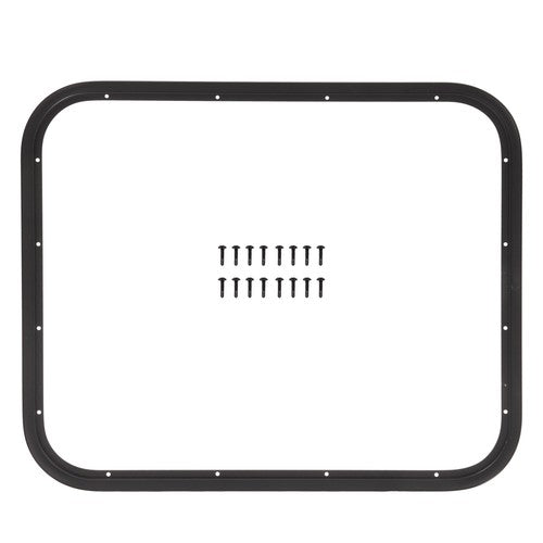 DURAFORCE 24" W X 20" H Horizontal Slide RV Exit Window W/Trim Ring For RV Cargo Trailer