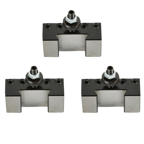 DURAFORCE 3 PCS OXA #1 Quick Change Turning & Facing Lathe Tool Post Holder 250-001 New