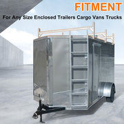 DURAFORCE For Enclosed/Open Trailer 4'-8.5' Universal Adjustable Roof Mount Ladder Rack