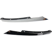 DURAFORCE Front Upper Grille & Fog Lights Lamps Set for 2016-2018 for Honda Civic