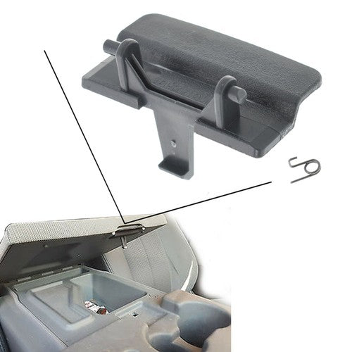 DURAFORCE Center Console Seat Lid Latch For Ford F-150 2010-2018 Brand New Gray Plastic
