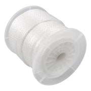 DURAFORCE 5/16 Inch 250ft White Nylon Solid Braid Rope | High UV & Abrasion Resistance