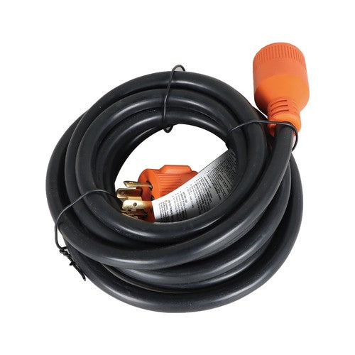 DURAFORCE RV Extension Power Cord 30Amp 15FT with Cord Organizer NEMA 14-30P to 14-30R