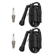 DURAFORCE 2 x Ignition Coil Spark Plug For Suzuki VS700 1886-1887 VS750 88-91 VS800 92-04