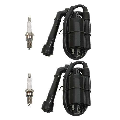 DURAFORCE 2 x Ignition Coil Spark Plug For Suzuki VS700 1886-1887 VS750 88-91 VS800 92-04