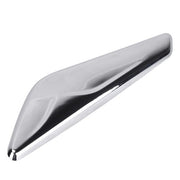 DURAFORCE 2x Front Fender Right + Left Side Chrome Finisher for BMW X3 F25 X4 F26 13-16 17