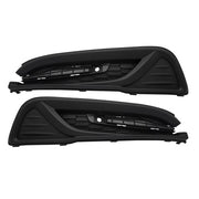 DURAFORCE For 2013-2015 Honda Civic Textured Pair Fog Light Cover HO1039113 HO1038113