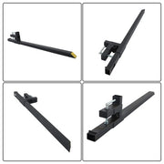 DURAFORCE 60" 2000 LBS Clamp on Pallet Forks Tractor Bucket Forks