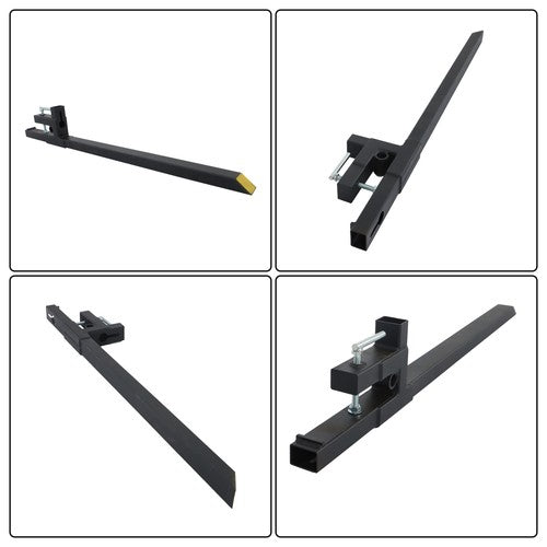 DURAFORCE 60" 2000 LBS Clamp on Pallet Forks Tractor Bucket Forks