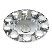 DURAFORCE Wheel Axle Hub Cover Kit Semi Truck Wheel Front 33mm Nut Covers Set 2 Of Chrome