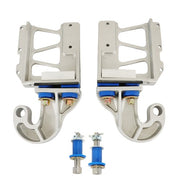 DURAFORCE Fit For Peterbilt 378/ 379 Hood Hinge Pivot Bushing Mount & Bolt Kit 13-04730L/R