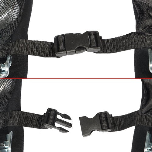 DURAFORCE Pair Of 4 Point 2" Padded For Polaris RZR XP S 4 1000 Black Seat Belt Harness US