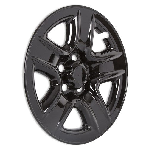 Black Wheel Skins Hub Caps Full Rim Covers For Toyota RAV4 2006-2012 4 Pack 17 Inch