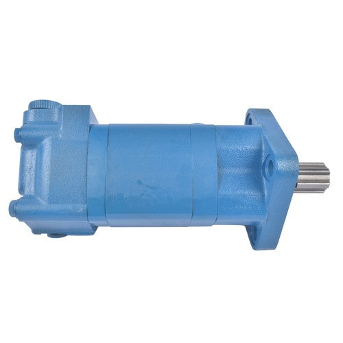 DURAFORCE Blue Hydraulic Motor 4 Holes Replacement for Skid Steer Rotary Tiller BM5-400