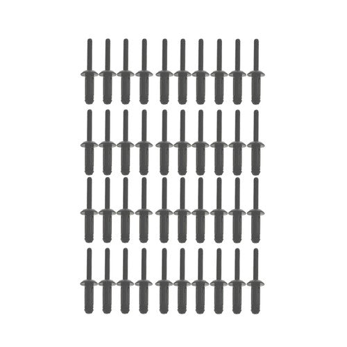DURAFORCE 41Pcs Assorted Plastic Rivet Rivet Gun Quick Set Hand Tool W/ 40 Poly Rivets