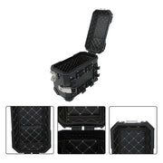 DURAFORCE 36L Luggage Side Box Hard Trunk Saddle Bag with Mounting Brackets Universal