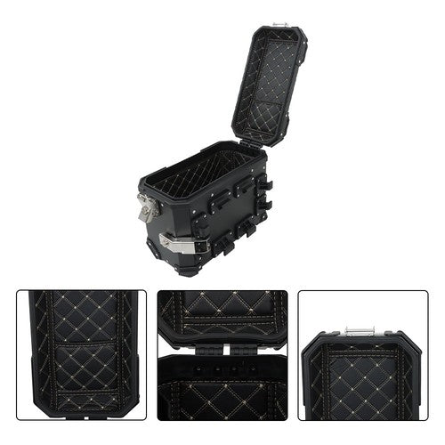 DURAFORCE 36L Luggage Side Box Hard Trunk Saddle Bag with Mounting Brackets Universal