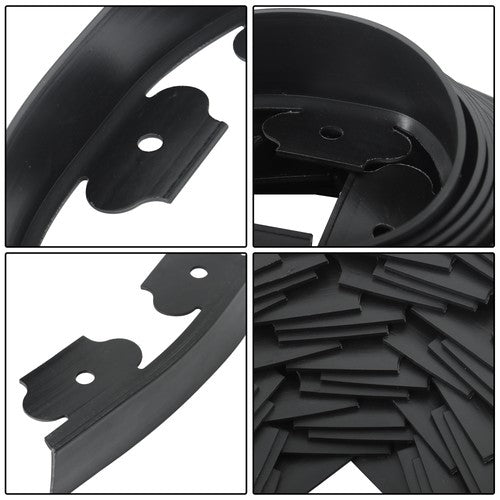 DURAFORCE 1PC 60 FT No-Dig Garden Edge Lawn Border L-shaped Landscape Edging Border Kit