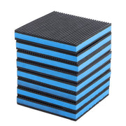 DURAFORCE 8 Pack 6"x6"x7/8" Anti Vibration Pads with Ribbed Rubber & EVA Core