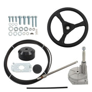 DURAFORCE 12 Feet Boat Rotary Steering System Outboard Kit SS13712 With Steering Cable