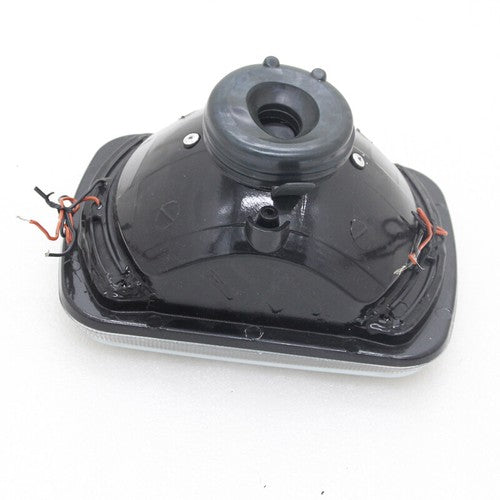 DURAFORCE 7X6" inch Clear Glass Lens White Headlight LED For Toyota Tacoma 4Runner Pickup