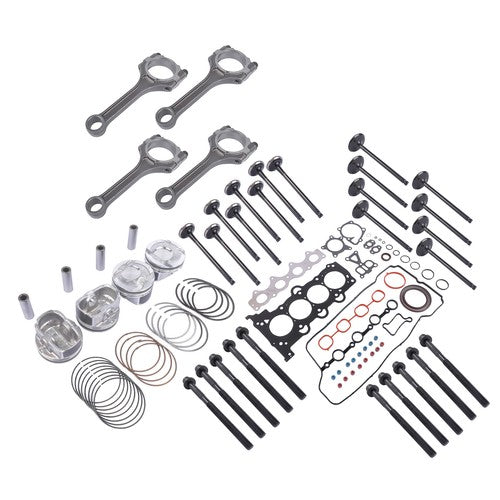 DURAFORCE Engine Rebuild & Connecting Rod & Piston Kit for Hyundai Veloster Kia Rio Soul