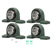 DURAFORCE Cast Iron 4* UCP210-32 Pillow Block Mounted Bearing 2" Bore Self-Aligning