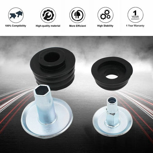 DURAFORCE KF04060BK Body Mount Bushing Kit For Ford F250 F350 Super Duty 2WD 4WD Pickup