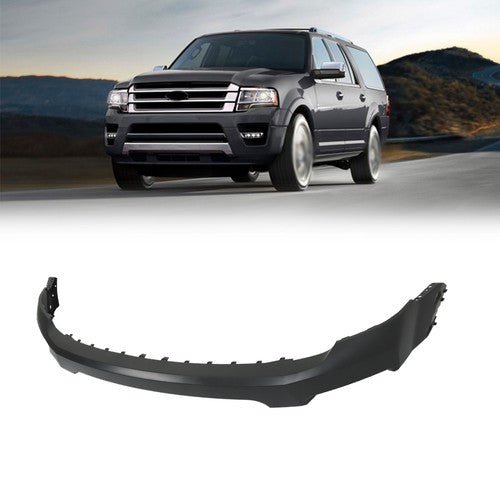 DURAFORCE Front Bumper Upper Cover Without Sensor Holes Fit For Ford Expedition 2015-2017