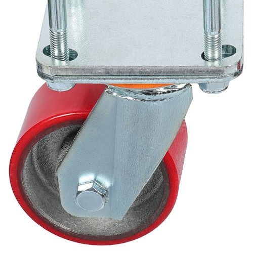 Hitch Mount Skid Wheel For RV Trailer 5th Wheel 2.5 Inch 3 Inch Receivers Zinc Plated