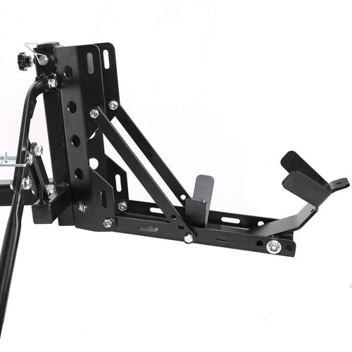 DURAFORCE 800lb Universal Motorcycle Carrier Hitch Mount Scooter Carrier Trailer Hauler