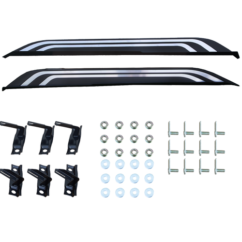 Fits 2019-2024 Toyota RAV4 Side Step Bars Running Boards Nerf Bar Aluminum 2PCS