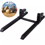 DURAFORCE 60" 2000lbs Clamp on Pallet Forks Loader Bucket Skidsteer Tractor New