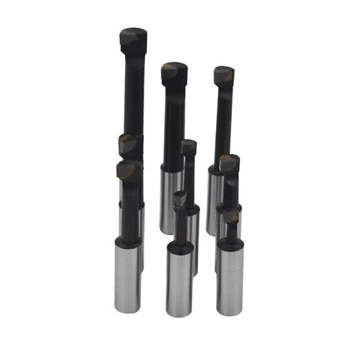 DURAFORCE 1/2" BORING BAR SET PRO QUALITY 9 PCS CARBIDE TIPPED BARS 1/2" SHANK LATHE TOOL