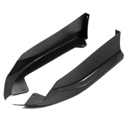 Rear Bumper Lip Splitter Spoiler For 2016-2017 Accord Sedan 4dr Carbon Style