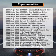 DURAFORCE Black Housing Smoked Lens Tail Lights Brake Lamps Fit For Dodge Ram 1500 09-18