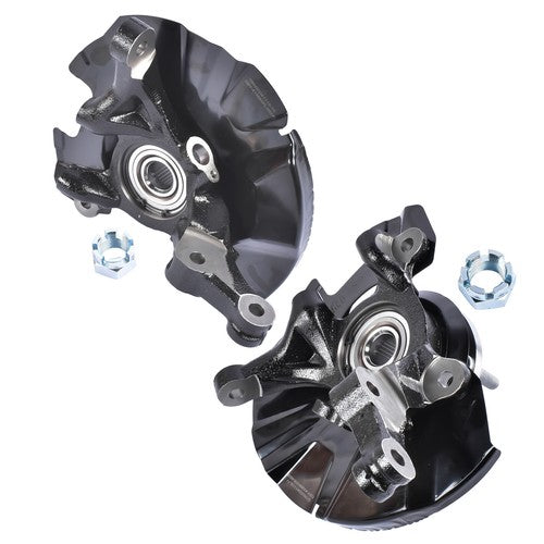 DURAFORCE Front LH+RH Steering Knuckle Assembly for Kia Rio Rio5 Hyundai Accent 2006-2011
