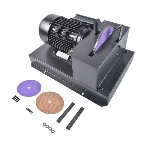DURAFORCE Lawn Mower Blade Sharpener 2/3HP 500W AC120V 60Hz with Sandpaper & 40° Bracket