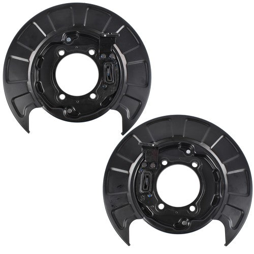DURAFORCE 2 Pack Rear Brake Parking Plate Left & Right Set for Hyundai Santa Fe 2006-2009